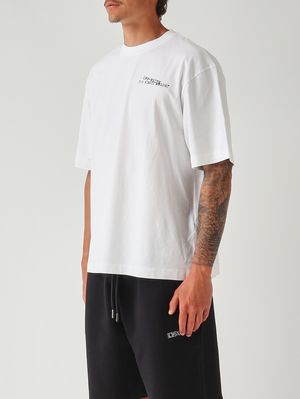 3. Camiseta de algodón para hombre Blanco