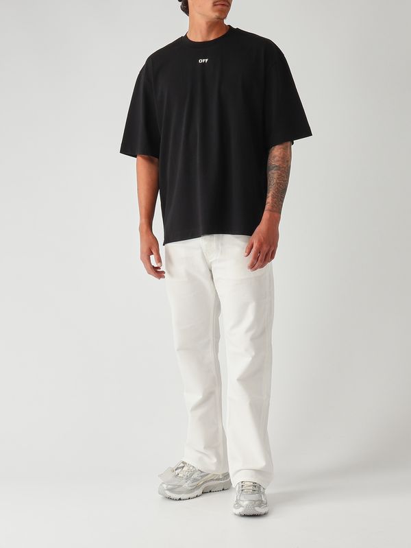 2. T-shirt uomo in cotone Nero Off-White 44maa120s26j00y001