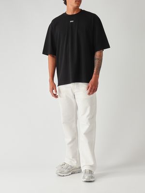 2. T-shirt uomo in cotone Nero
