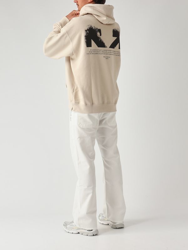 2. Felpa uomo in cotone Beige Off-White 44mbb085s26f00a270