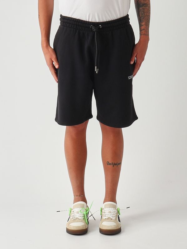 1. Short pour homme en molleton de coton Noir Off-White 44mci013s26f001001