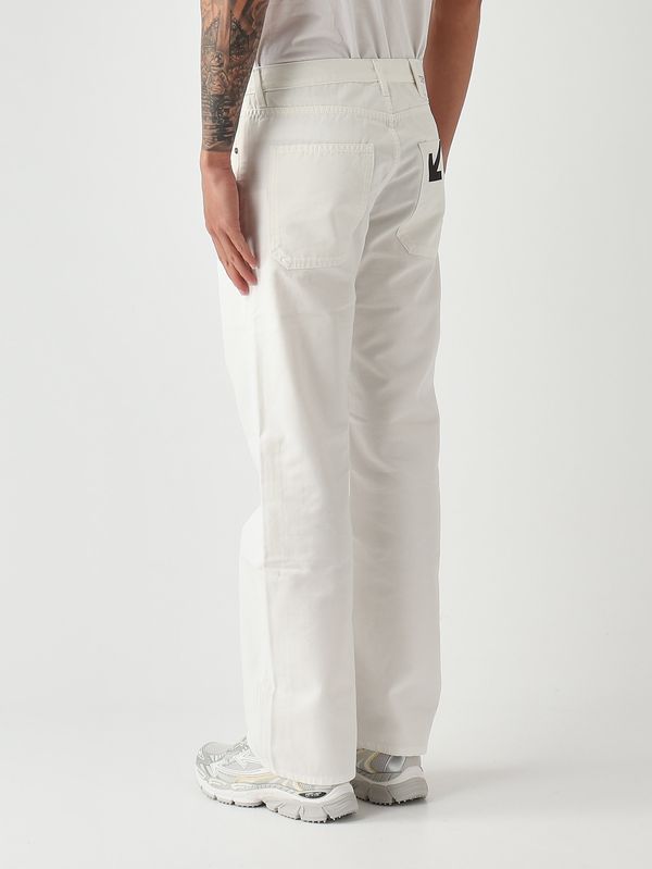 4. Men's cotton jeans White Off-White omce04js26fab00110