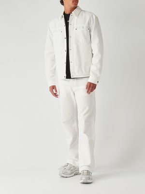 2. Men's cotton jeans White