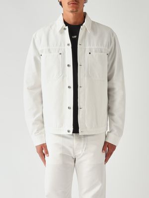 1. Surchemise en coton pour homme Blanc
