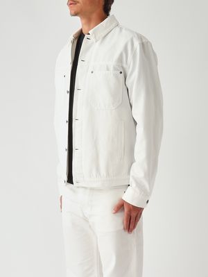 3. Surchemise en coton pour homme Blanc
