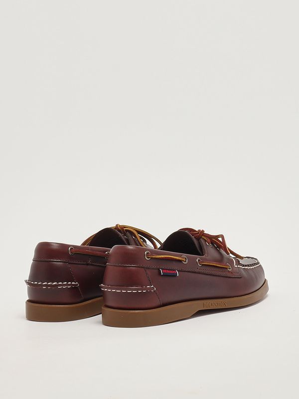 3. Mocassino uomo Docksides Portland Waxed in pelle conciata a caldo Marrone Sebago 70000g0