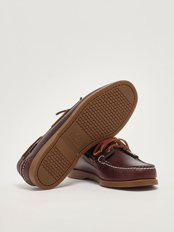 4. Mocassino uomo Docksides Portland Waxed in pelle conciata a caldo Marrone Sebago 70000g0