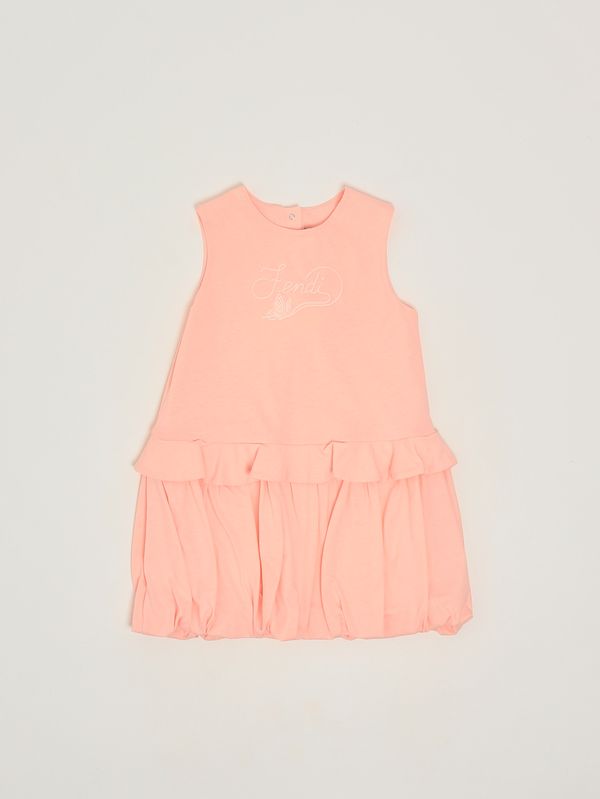Fendi Cotton dress for a girl - Rosa | Caposerio.com