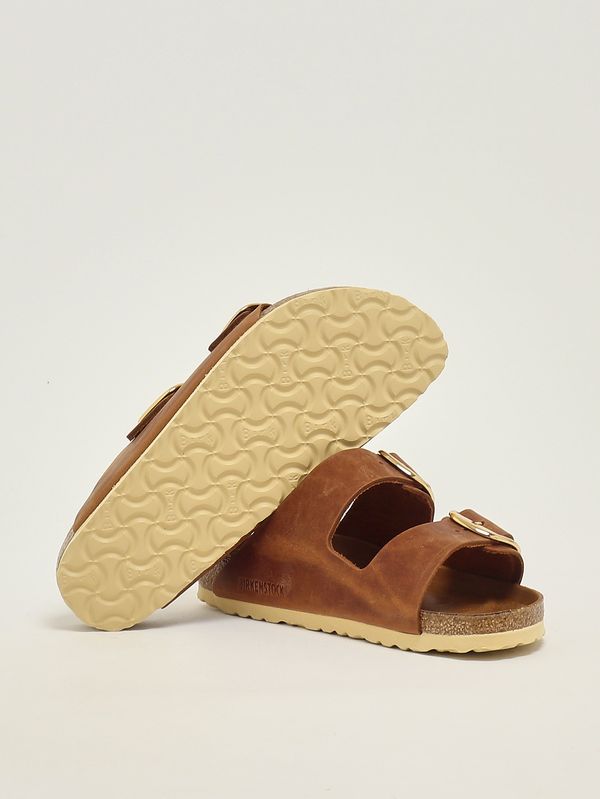 4. Sandalo donna Arizona Big Buckle in pelle oliata Cognac Birkenstock 1011073