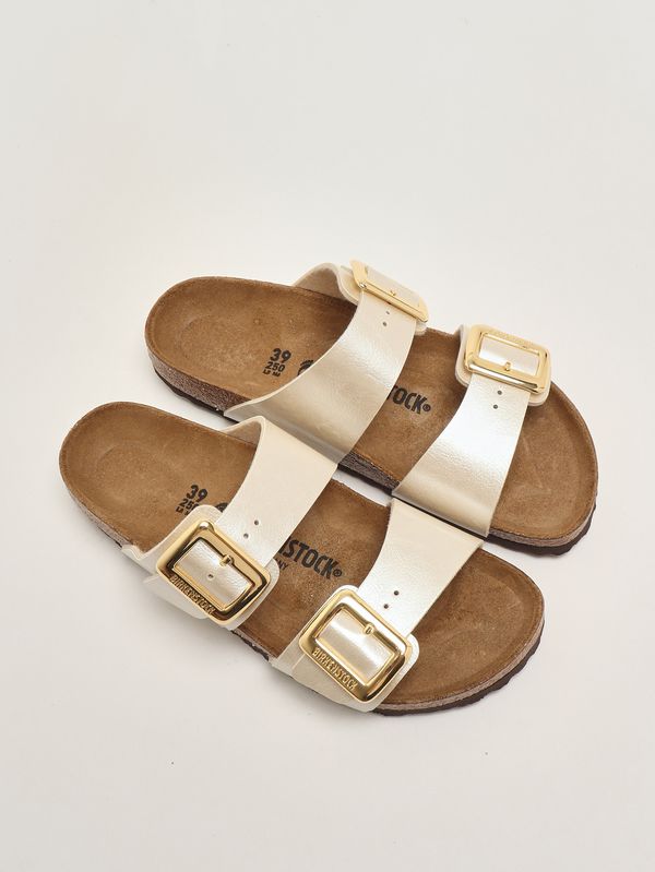 2. Women's Sydney Cushion Buckle Sandal Pearl White Birkenstock 1029492