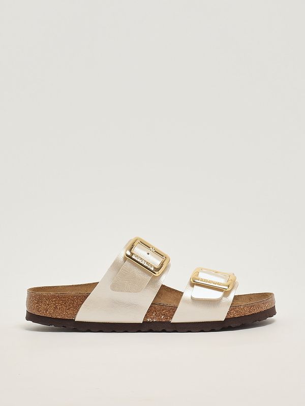 Damensandale Sydney Cushion Buckle Perlweiß Birkenstock