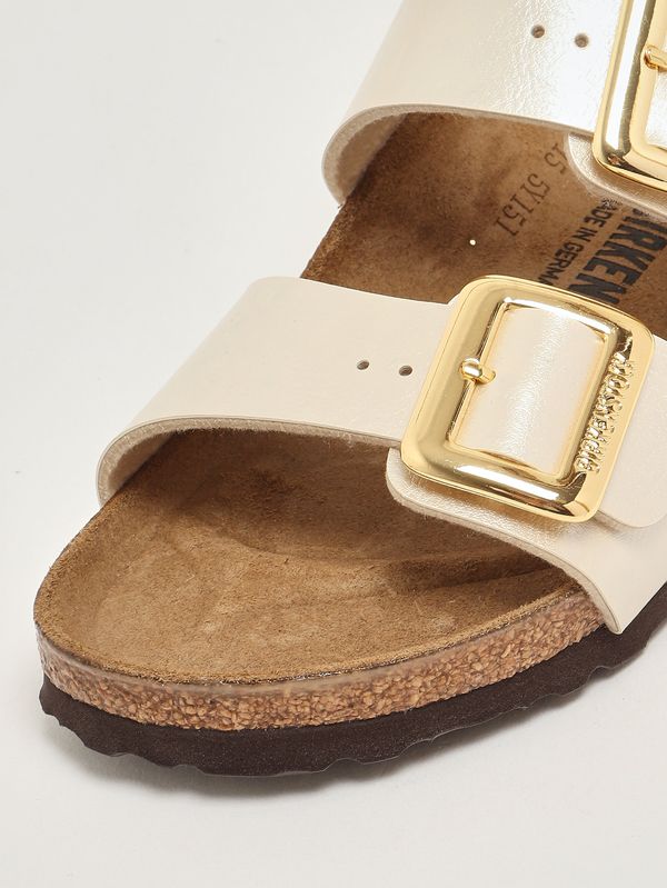 5. Women's Sydney Cushion Buckle Sandal Pearl White Birkenstock 1029492
