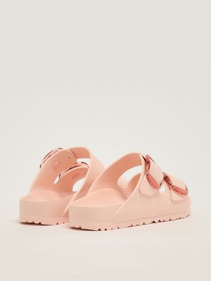 3. Sandalo donna Arizona Big Buckle in gomma Eva Rosa Chiaro