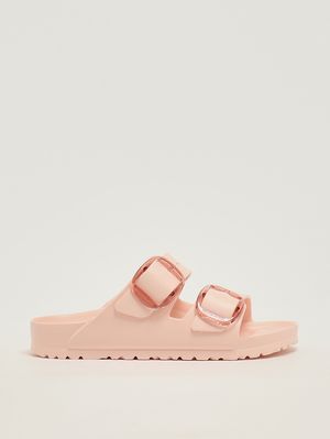 1. Sandalo donna Arizona Big Buckle in gomma Eva Rosa Chiaro