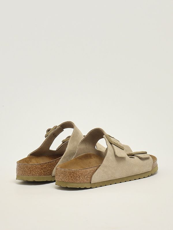 3. Men's Arizona suede leather sandal Light Khaki Birkenstock 1032061