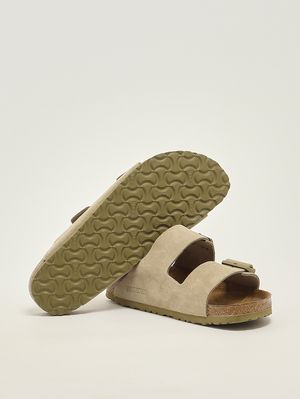 4. Men's Arizona suede leather sandal Light Khaki
