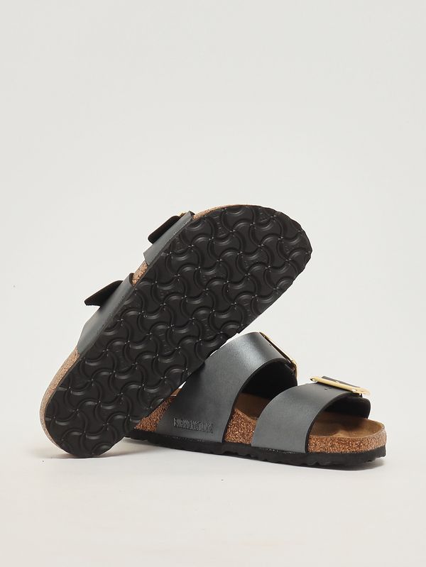 4. Damensandale Sydney Cushion Buckle Schwarz Birkenstock 1031689