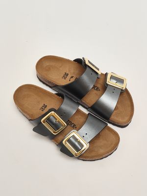 2. Damensandale Sydney Cushion Buckle Schwarz