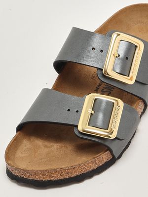5. Damensandale Sydney Cushion Buckle Schwarz