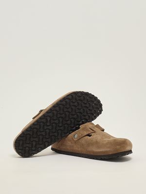 4. Boston suede leather clogs Torba