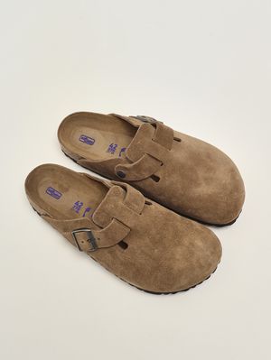 2. Boston suede leather clogs Torba