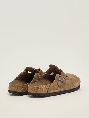 3. Boston suede leather clogs Torba