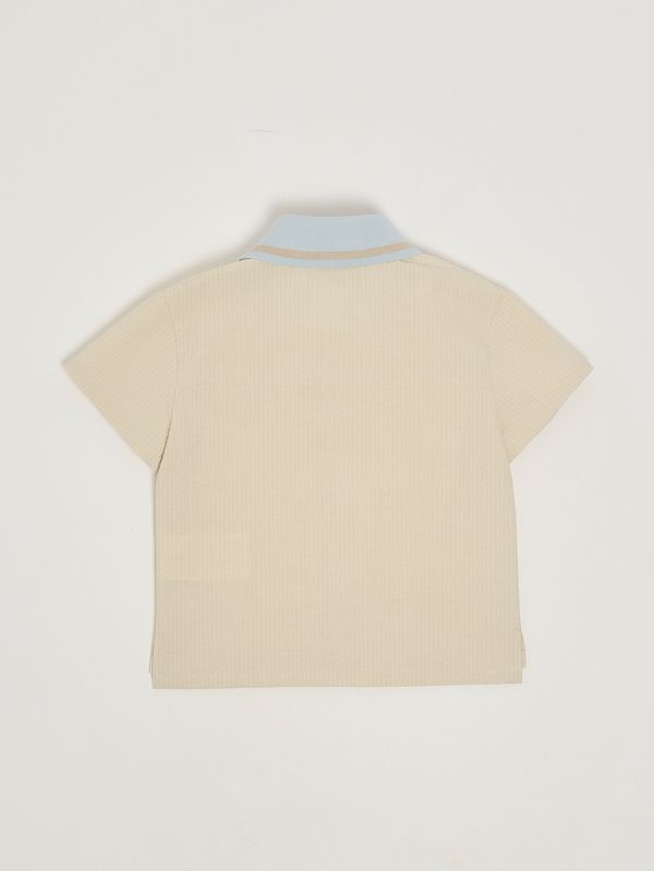 2. Kinderhemd aus Baumwolle Beige Fendi bmc092avwo