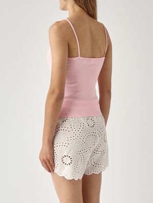 4. Damen-Tanktop Zaira aus Stretch-Baumwolle Rosa