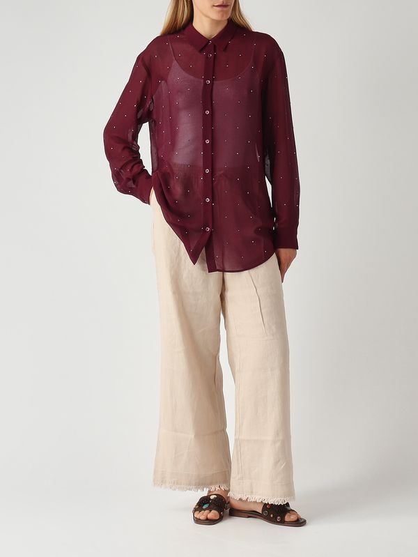 2. Camisa de mujer Brigitte de georgette Violeta MC2 Saint Barth brig001