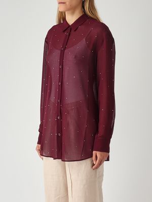 3. Camisa de mujer Brigitte de georgette Violeta