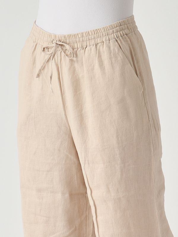 5. Damenhose Irma aus Leinen Beige MC2 Saint Barth ira0001