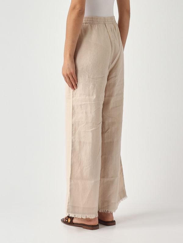 4. Damenhose Irma aus Leinen Beige MC2 Saint Barth ira0001