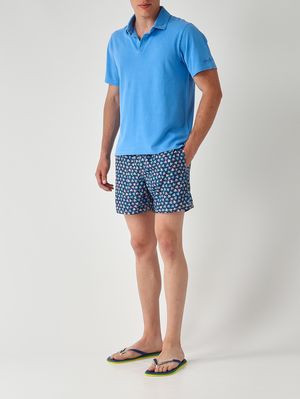 2. Herren-Poloshirt Charles Mineral aus Stretch-Baumwolle Piqué 17 m Cloud Blue