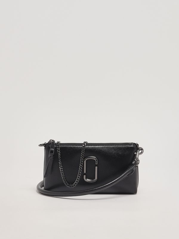3. Compact Saffiano leather pouch with versatile shoulder strap Black Marc Jacobs 2p5smn015s02