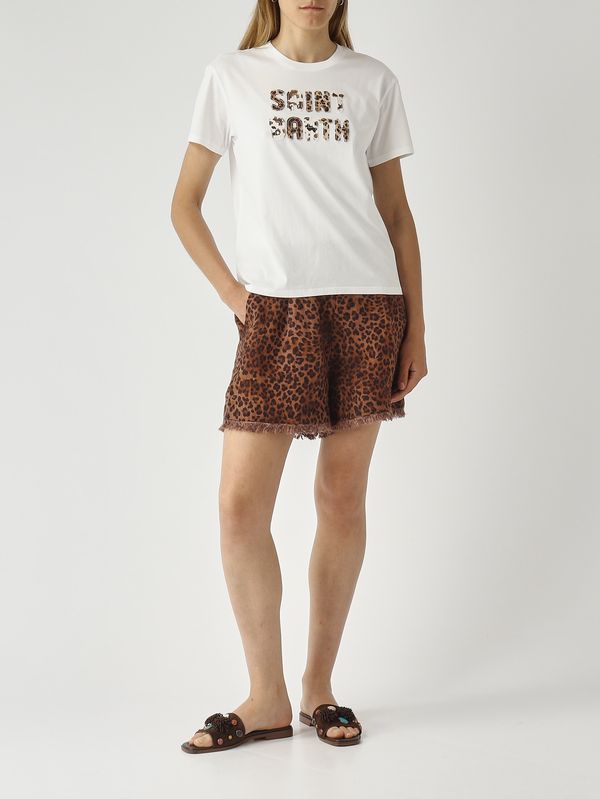 2. Short Amani en lin pour femme Marron MC2 Saint Barth amn0001
