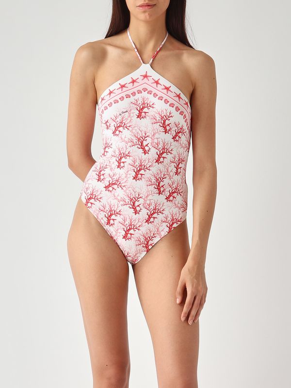 1. Costume donna Meryem in tessuto stretch Coral Reef 0141 MC2 Saint Barth mrye001