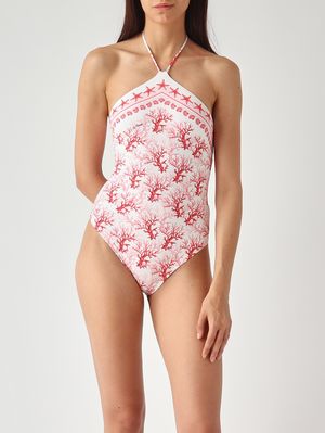 1. Costume donna Meryem in tessuto stretch Coral Reef 0141