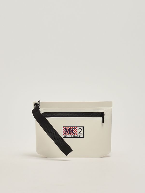 Aline-Pochette aus PVC Weiß MC2 Saint Barth