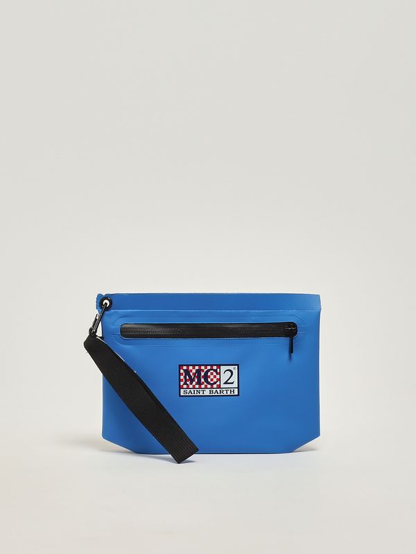 Aline-Pochette aus PVC Blau MC2 Saint Barth