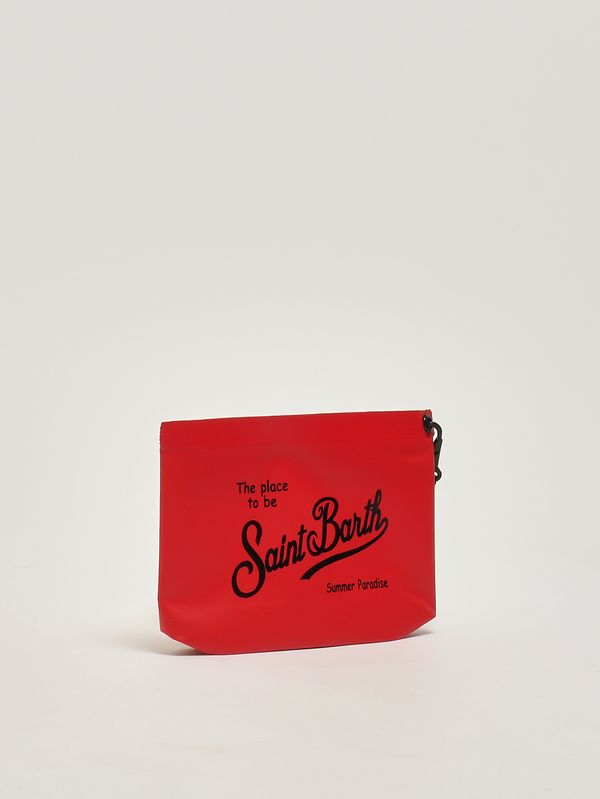 2. Pochette Aline in PVC Rosso MC2 Saint Barth ali0006