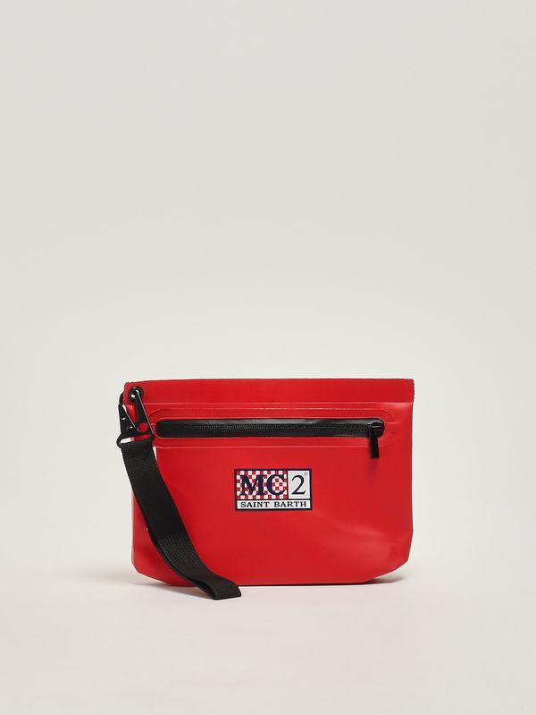 Aline-Pochette aus PVC Rot MC2 Saint Barth