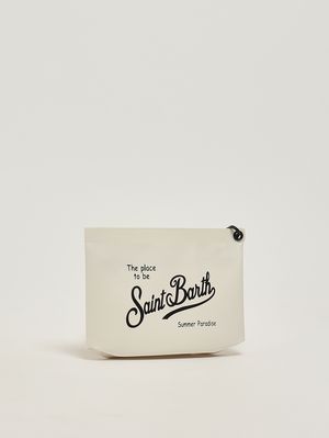 2. Pochette Aline in PVC Bianco