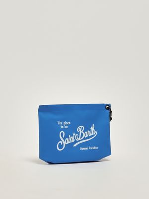 2. Pochette Aline in PVC Azzurro