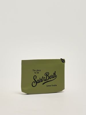 2. Pochette Aline in PVC Verde