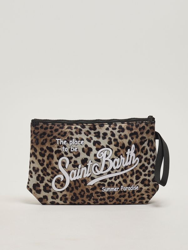 Aline L Pochette aus Scuba-Stoff Animal-Print MC2 Saint Barth