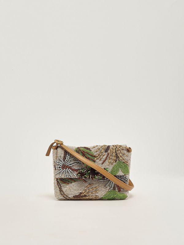 3. Women's cotton bag Beige-Green-Pink Maliparmi bf000591258