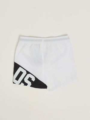2. Bañador para niño de tejido técnico Blanco y negro