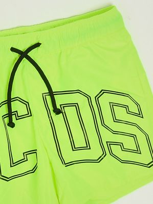 3. Bañador para niño de tejido técnico Amarillo fluorescente