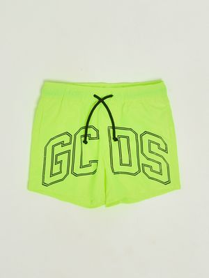 1. Bañador para niño de tejido técnico Amarillo fluorescente