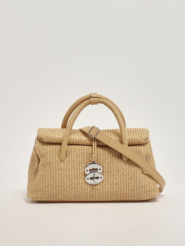 3. Sac pour femme Dotta Vimini S en raphia et cuir Beige Paprika Doux Zanellato 0692602030000 s